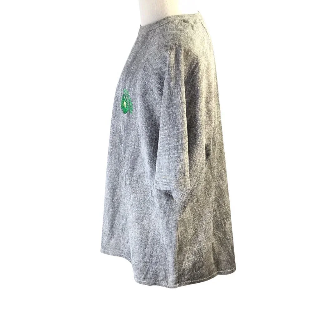 GatorSkins Thermal Crew Neck 4X Short Sleeve USA Charcoal Gray Biker Base Layer